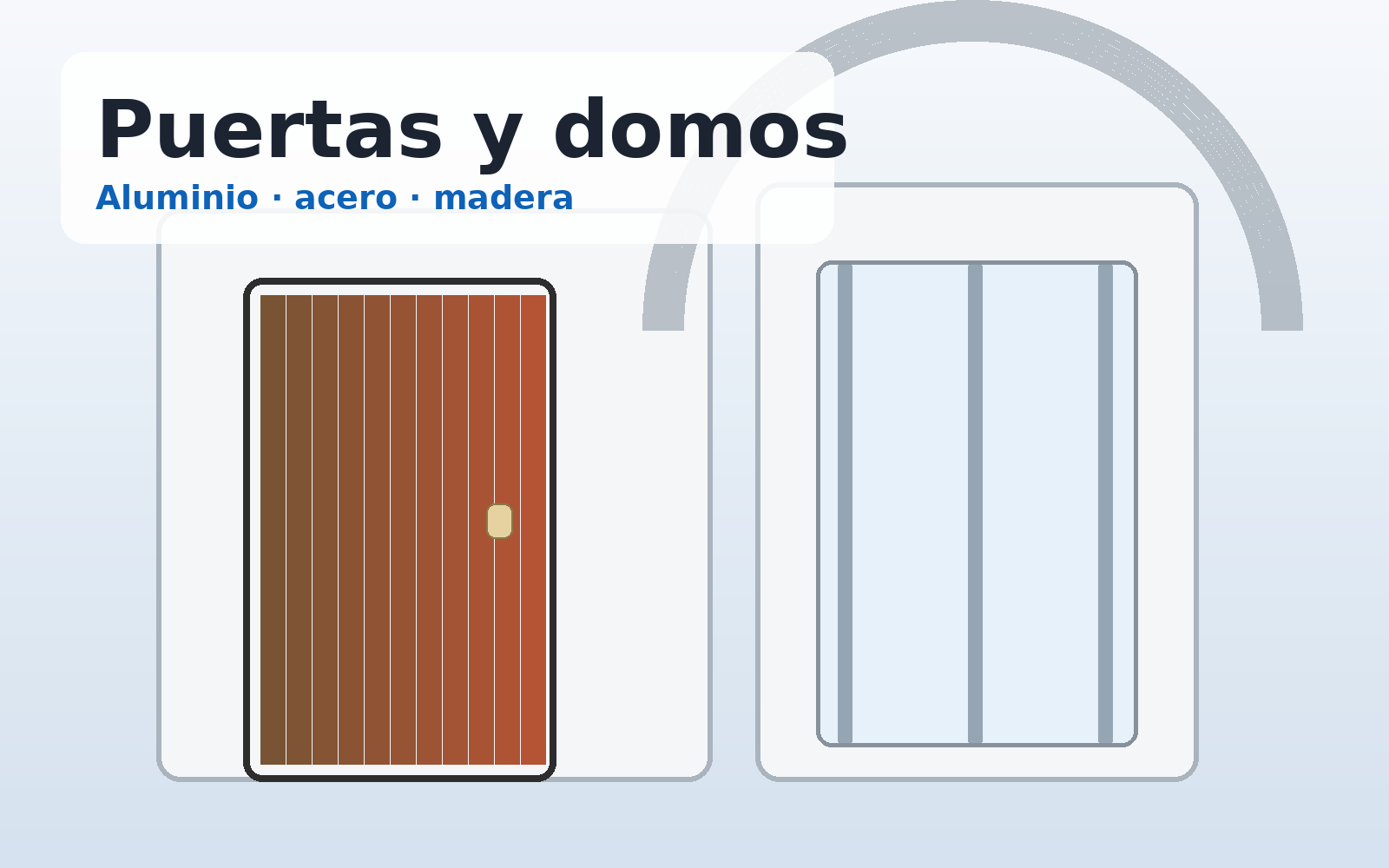 Puertas y domos